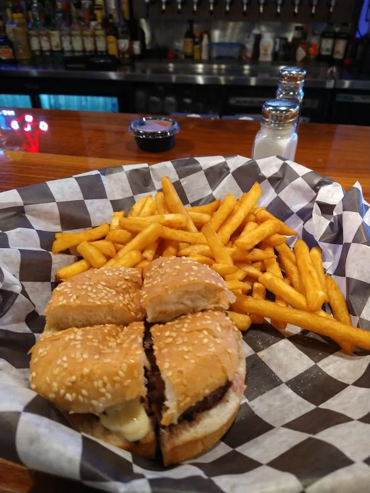 Cheese Burger and Fries